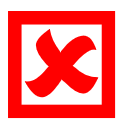 Red Box with an X